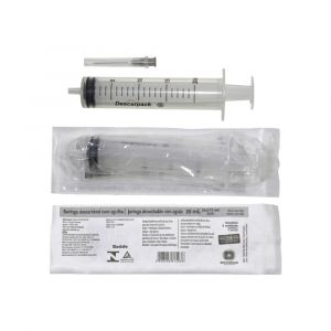 SERINGA DESC 20ML AG 25X0,7 SLIP DESCARPACK CX1200UN        