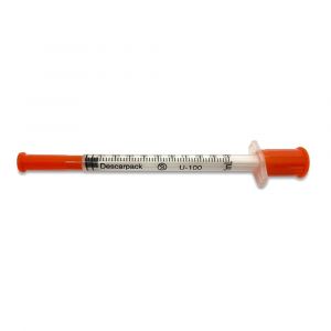 SERINGA INSUL 1ML FX 12,7X0,33 100UN DESC CX3000UN          
