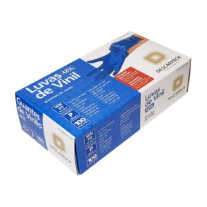 Luva de Vinil Sem Pó Descarpack com 2.000 Unidades