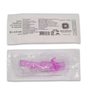 AGULHA 20 X 0,55 EST C/ DISP SEG (100UNID/CART) CX20CT      