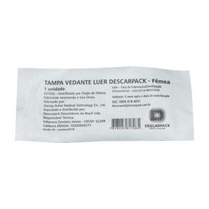 TAMPA VEDANTE LUER FEMEA DESCARPACK CX9600UN                