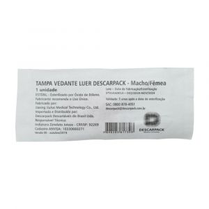 TAMPA VEDANTE LUER MACHO/FEMEA DESCARPACK CX9600UN          