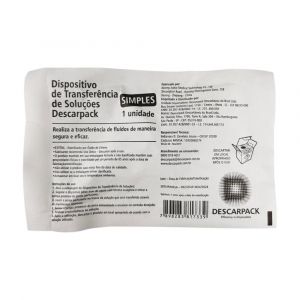 Dispositivo para Transferência de Soluções Descarpack com 2.000 Unidades
