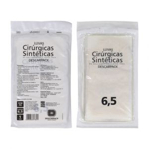 Luva Cirúrgica Sintética de Poliisopreno Descarpack com 200 Pares